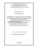 Ảnh hưởng của phonon giam cầm lên hiệu ứng radio điện trong dây lương tử hình chữ nhật với thế cao vô hạn (cơ chế tán xạ điện tử phonon quang) 