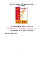 thiết kế mạch cảm biến va chạm cho ô tô 