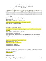 bộ câu hỏi thi trắc nghiệm môn học lập trình c++ nâng cao 