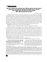 Một số vướng mắc trong thực tiễn thi hành các quy định pháp luật thi hành án dân sự về kê biên, xử lý tài sản của người phải thi hành án ảnh hưởng đến tiến độ đấu giá tài sản