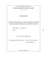 Nghiên cứu xử lý asen trong nước bằng vật liệu zeolit biến tính bởi sắt được điều chế từ tro bay   