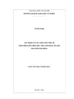 Xác định cơ cấu chấn tiêu một số trận động đất miền bắc việt nam bằng số liệu địa chấn dải rộng 