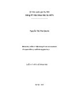 Một số khái niệm cơ bản trong đại số von neumann liên quan đến xác suất không giao hoán 