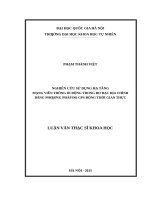 Nghiên cứu sử dụng hạ tầng mạng viễn thông di động trong đo đạc địa chính bằng phương pháp đo GPS động thời gian thực   