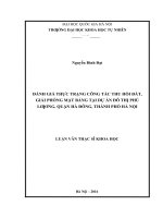 Nghiên cứu biến động giá đất ở tại huyện thanh oai, TP hà nội trước và sau khi thay đổi địa giới hành chính  001 