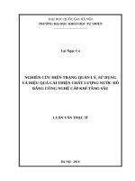 Nghiên cứu tình trạng stress oxi hóa ở bệnh nhân ung thư đại trực tràng 