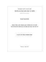 Phân tích asen trong quá trình xử lý nước bằng phương pháp quang phổ hấp thụ nguyên tử    