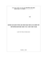Đánh giá khả năng dự báo hạn mùa của một số mô hình khí hậu khu vực cho việt nam   khí quyển và khí tượng 61 44 87 