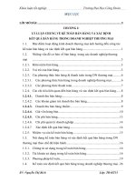 Hoàn thiện công tác kế toán bán hàng và xác định kết quả bán hàng tại công ty TNHH đầu tư  thương mại  luxury thăng long 