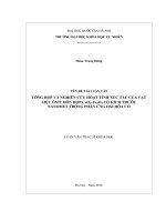 Tổng hợp và nghiên cứu hoạt tính xúc tác của vật liệu ôxít hỗn hợp ceo2 fe2o3 có kích thước nanomet trong phản ứng oxi hóa CO 
