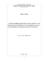 Ứng dụng phương pháp phân tích đa chỉ tiêu và GIS trong đánh giá tính hợp lý về vị trí không gian của các đối tượng quy hoạch sử dụng đất cấp huyện   