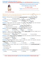 bộ câu hỏi từ ĐỒNG NGHĨA hay