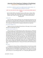 So sánh vai trò bắt cầu mạch vành và can thiệp mạch vành qua da 