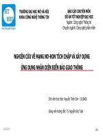 slide thuyết trình nghiên cứu về mạng nơ ron tích chập và xây dựng ứng dụng nhận diện biển báo giao thông 
