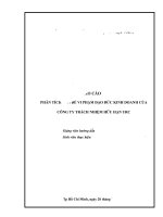 Báo cáo vi phạm đạo đức kinh doanh của cty URC