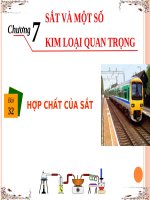 slide bài giảng môn hóa học 12   tiết 32 sắt và một số kim loại quan trọng 