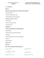 ĐỀ CƯƠNG ÔN TẬP GIỮA KÌ 1 - k11