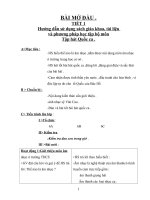 Giáo án âm nhạc 6  kì 1 mới nhất 