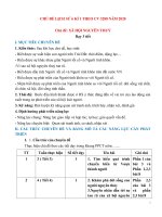 Giáo án (kế hoạch bài học) chủ đề lịch sử 6 kì 1 theo cv 3280  cđ xã hội nguyên thuỷ