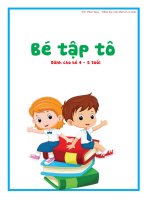 tập tô chữ cái   FB thảo rose