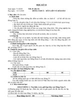 Giao án môn địa lý 8  học kỳ 2 