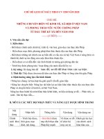 Giáo án (kế hoạch bài học) chủ đề lịch sử 8 kì 2 theo cv 3280 chủ đề:  những chuyển biến xã hội việt nam