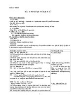 giáo án lịch sử  lớp 6 full trọn bộ cả năm mới nhất 