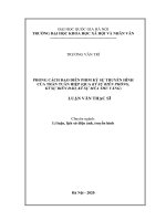 Phong cách đạo diễn phim ký sự truyền hình của Trần Tuấn Hiệp (qua ký sự Biên phòng, ký sự Biển đảo, ký sự Mùa thu vàng)
