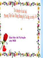 slide bài giảng một số phương tiên giao thông đường bộ 