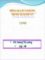 slide giáo án môn tập đọc lớp 4  con sẻ 