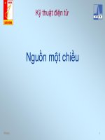 Kỹ thuật điện tử nguồn một chiều 