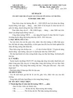 KẾ HOẠCH TỔ CHỨC THI CÔ GIÁO TÀI NĂNG DUYÊN DÁNG CẤP TRƯỜNG