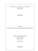 Đạo đức học của kant qua tác phẩm phê phán lý tính thực hành