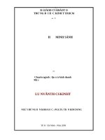 Đo lường chất lượng dịch vụ sự thỏa mãn và lòng trung thành của khách hàng đối với dịch vụ ADSL 