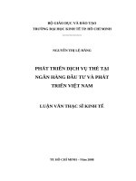 Phát triển dịch vụ thẻ tại ngân hàng đầu tư và phát triển việt nam 