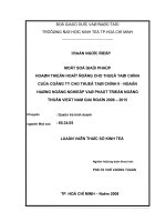 Một số giải pháp hoàn thiện hoạt động cho thuê tài chính của công ty cho thuê tài chính II   ngân hàng nông ngiệp và phát triển nông thôn việt nam giai đoạn 2008 2015 