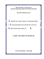 Nghiên cứu thực trạng và giải pháp triển khai mô hình quản trị rủi ro lãi suất theo chuẩn mực quốc tế 