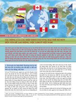 Tác động của các hiệp định thương mại thế hệ mới đến vấn đề lao động, việc làm ở Việt Nam