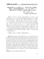 Kinh nghiệm cải cách tiền lương thấp nhất trong khu vực hành chính nhà nước của một số nước trên thế giới và bài học rút ra cho Việt Nam