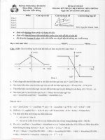 Đề thi cuối học kỳ I năm học 2016-2017 môn Kỹ thuật hệ thống viễn thông - ĐH Bách khoa TP.HCM