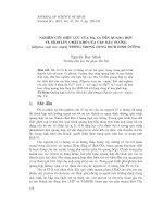 Nghiên cứu hiệu lực của mn, Cu đến quang hợp và tích lũy chất khô của cây đậu tương (Glycine soja var. nigra) trồng trong dung dịch dinh dưỡng