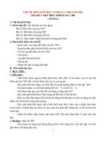 Giáo án (kế hoạch bài học) chủ đề môn sinh học 9, chủ đề: nhiễm sắc thể theo cv 3280