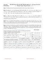 Đề kiểm tra giữa kỳ năm 2011 môn Trường điện từ (CQ10) - ĐH Bách khoa Hà Nội