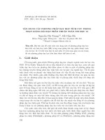 Vận dụng các phương pháp dạy học tích cực trong soạn giảng bài dạy phần thuật toán Tin học 10