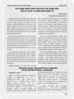 The bicultural pragmatics of English as an international language