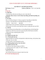 Giao an (ke hoach bai học) STEM môn vật lý và toán THCS, Chủ đề: Cầu bập bênh