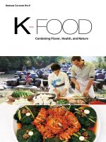 Health and nature of K-Food combining flavor