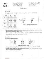 Đề thi cuối học kỳ I năm học 2016-2017 môn Bảo vệ role hệ thống điện (Lớp RZ01) - ĐH Bách khoa TP.HCM