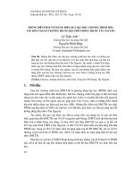 Những biện pháp vận dụng hiệu quả dạy học chương trình hóa vào môn toán ở trường trung học phổ thông thuộc Tây Nguyên