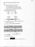 Đáp án đề thi học kỳ I năm học 2016-2017 môn Truyền số liệu và mạng - ĐH Bách khoa TP.HCM